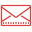 secured-letter icon red
